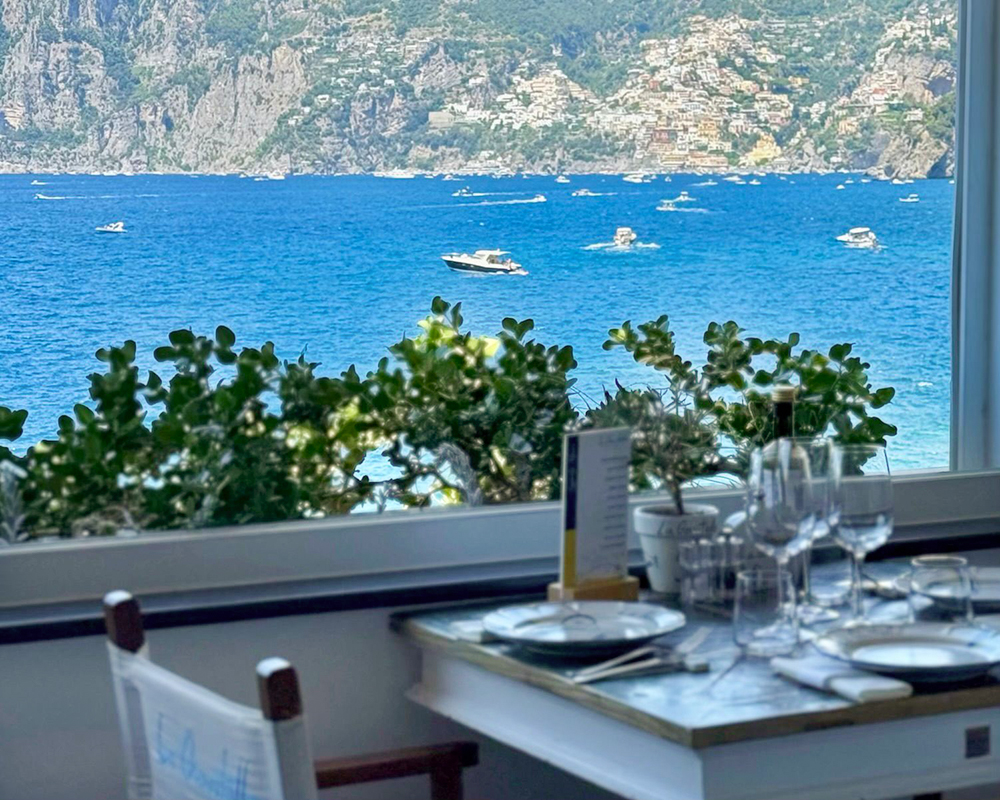 Best view restaurant in Praiano